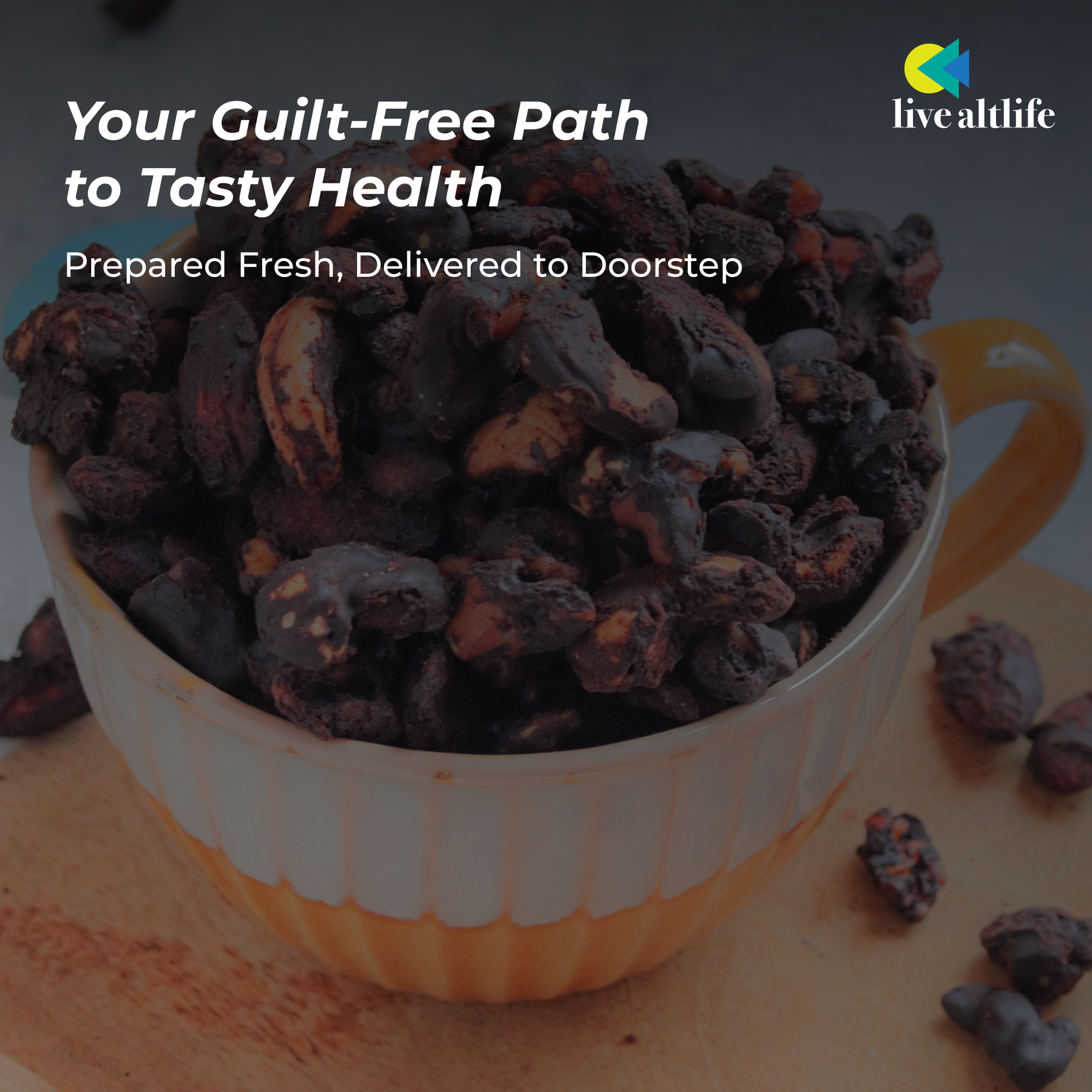 Chocolate Cinnamon Nuts (200g, High Protein, Grain Free)