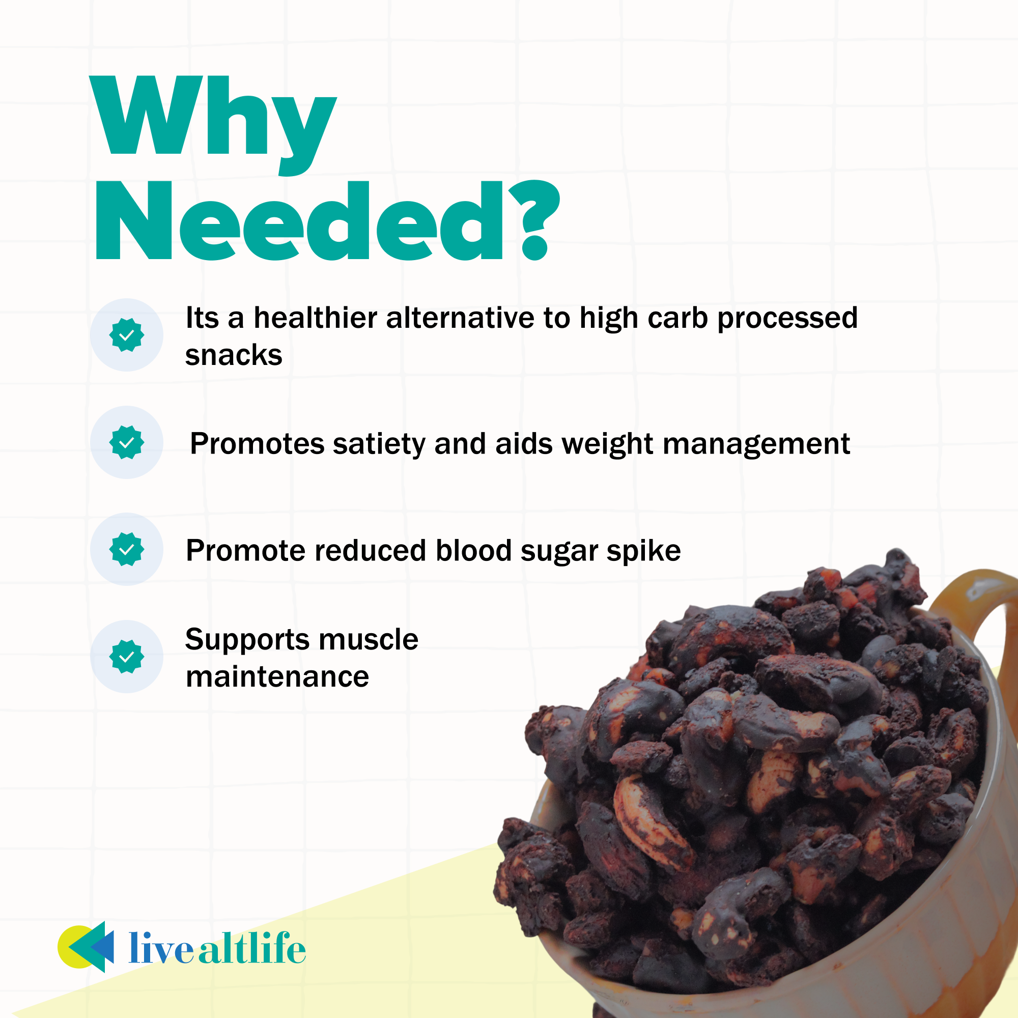 Chocolate Cinnamon Nuts (200g, High Protein, Grain Free)