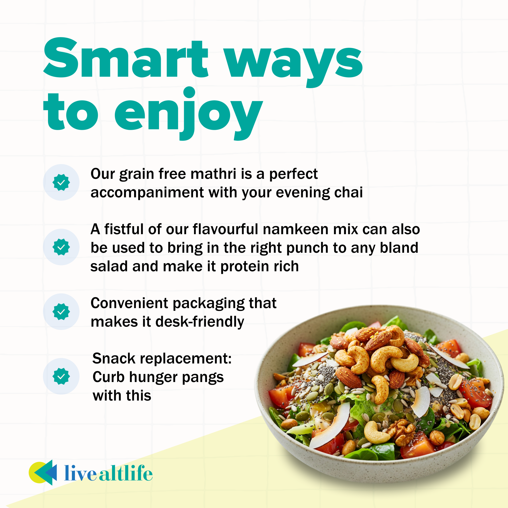 Protein Rich Snacks - Desi Mix (Sugar/Grain Free)