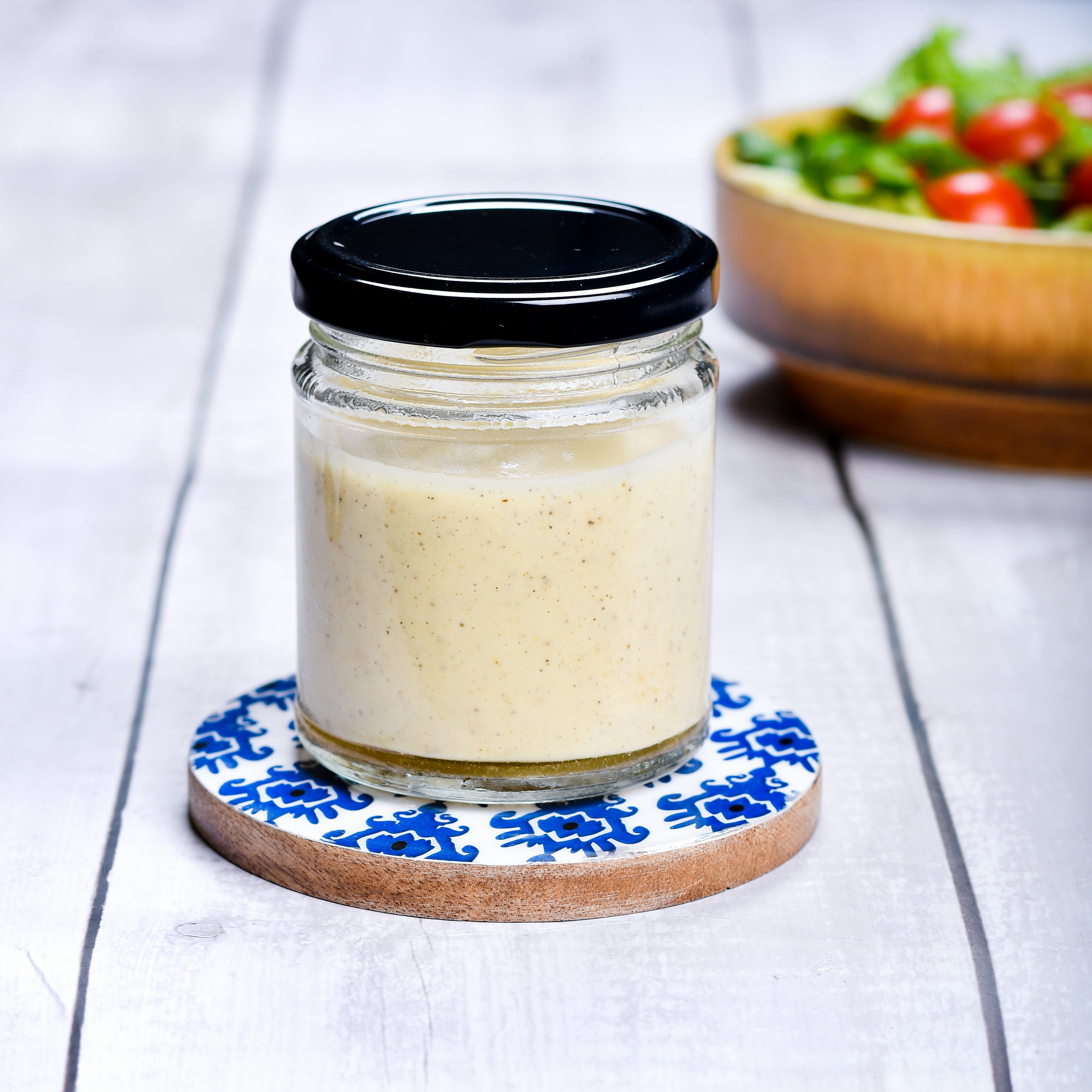 Garlic Salad Dressing (1 Jar, 120ml, Sugar/Grain Free)