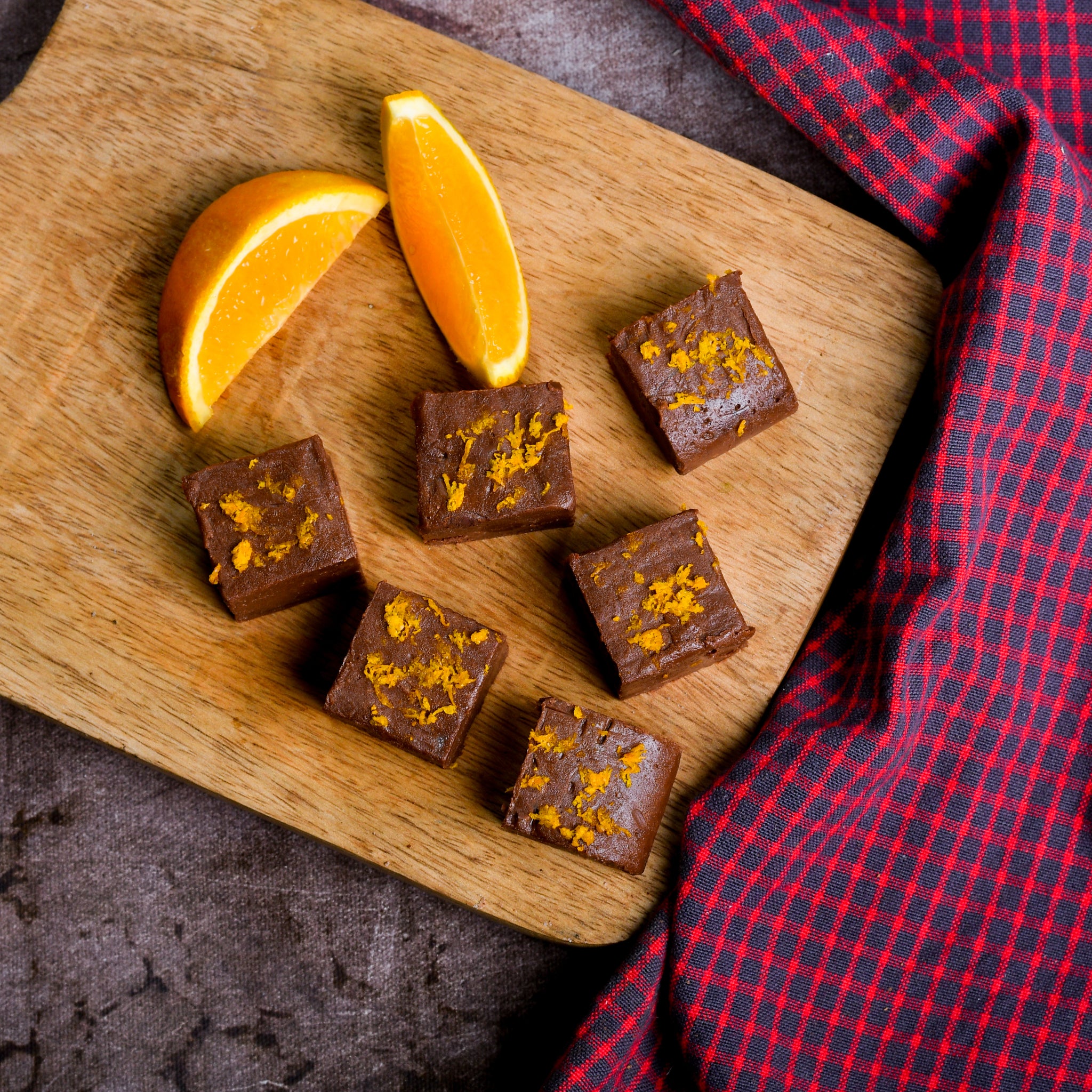 Citrus Chocolate Fudge (8, Sugar/Grain Free)