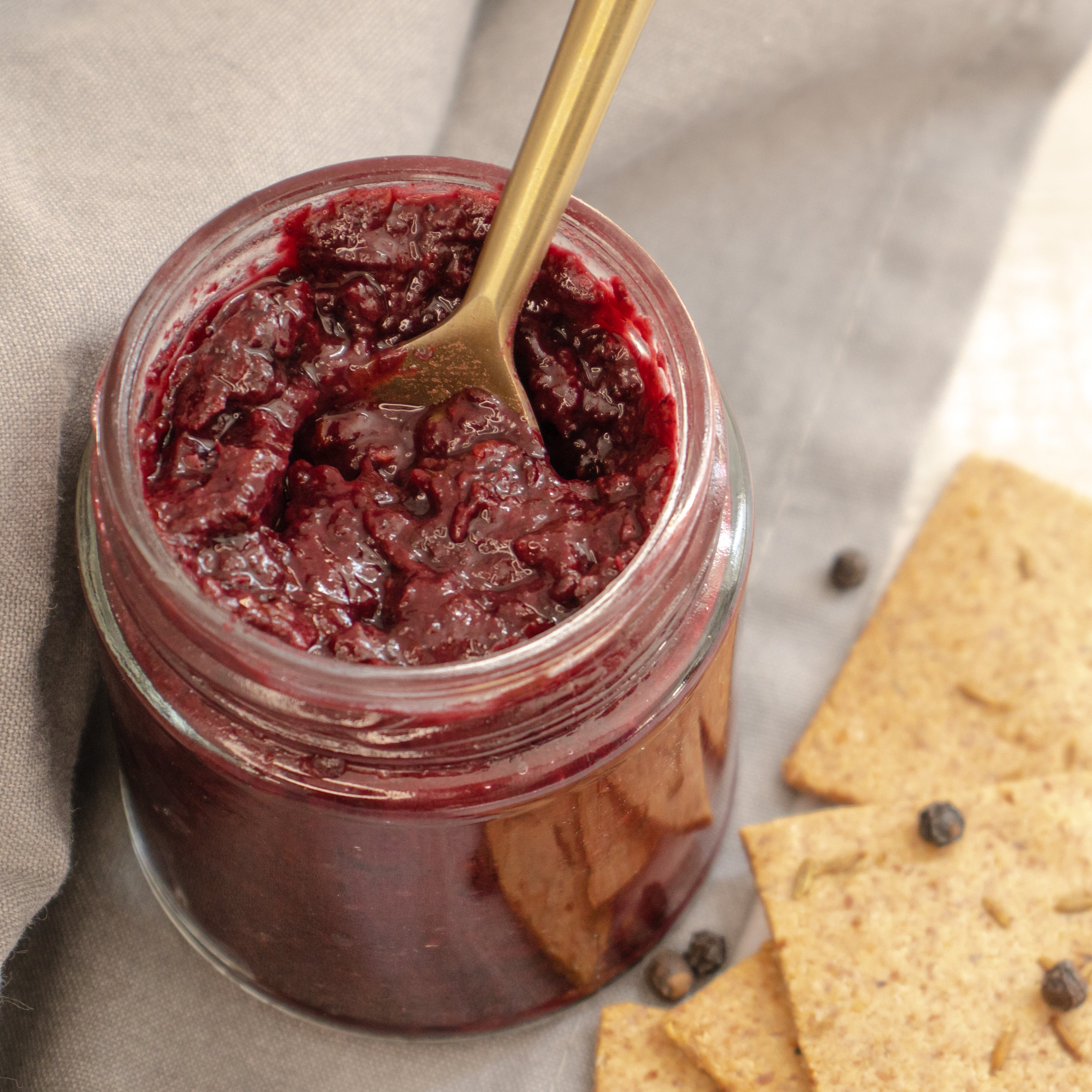 Mixed Berry & Pepper Preserve (200g, Sugar/Grain Free)