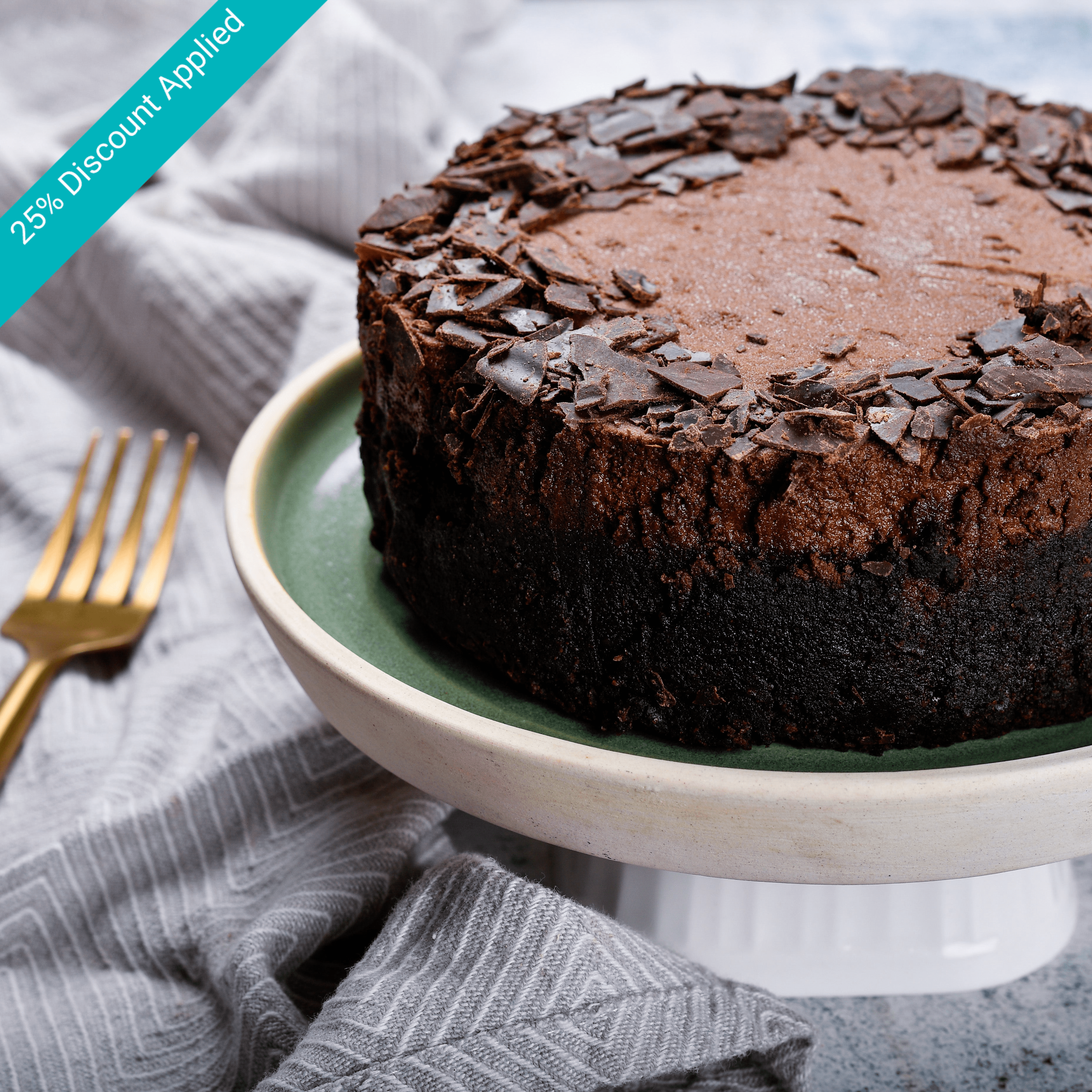 Chocolate Cake (500g, Protein Rich, Sugar/Grain Free)