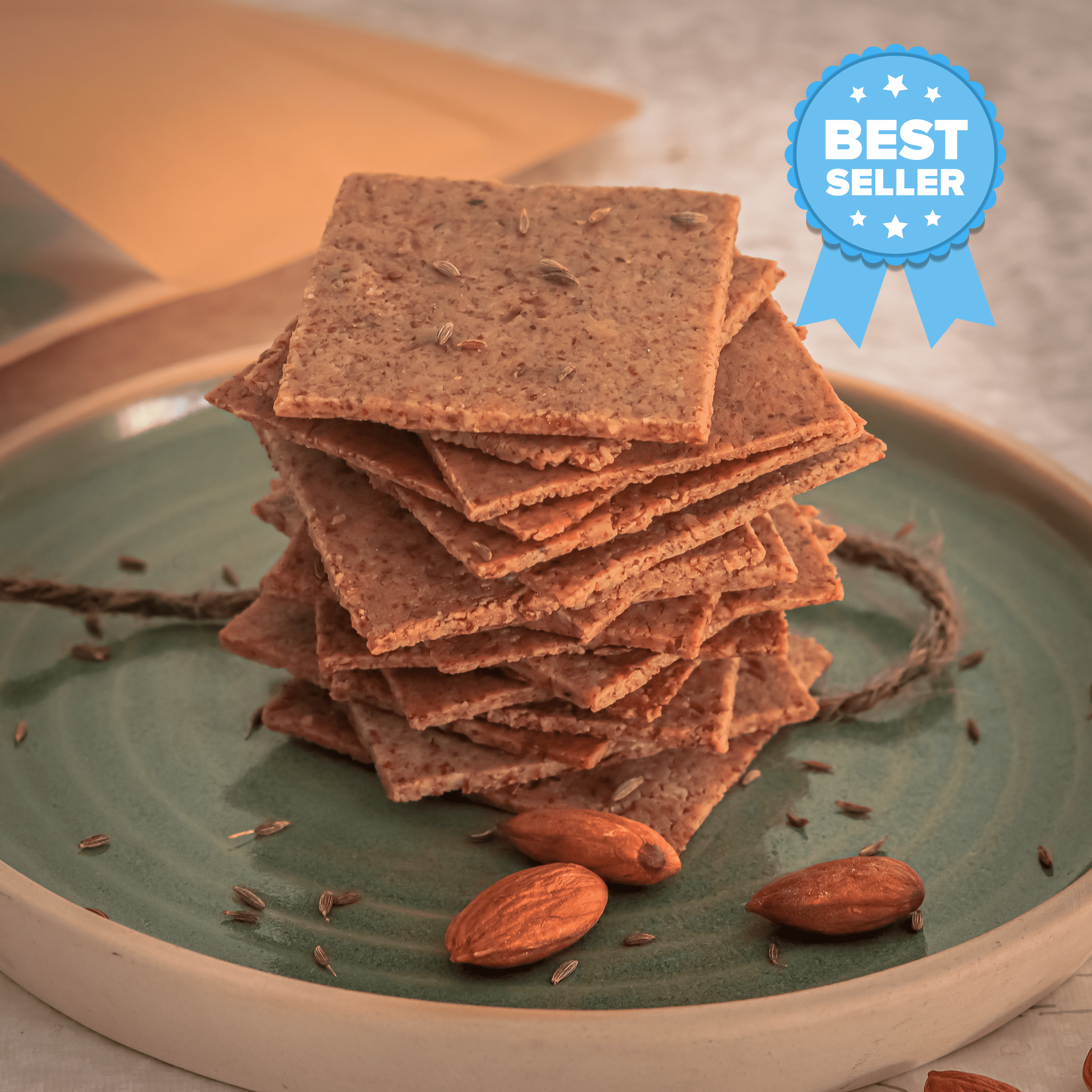 Almond Crackers (12, Grain Free)